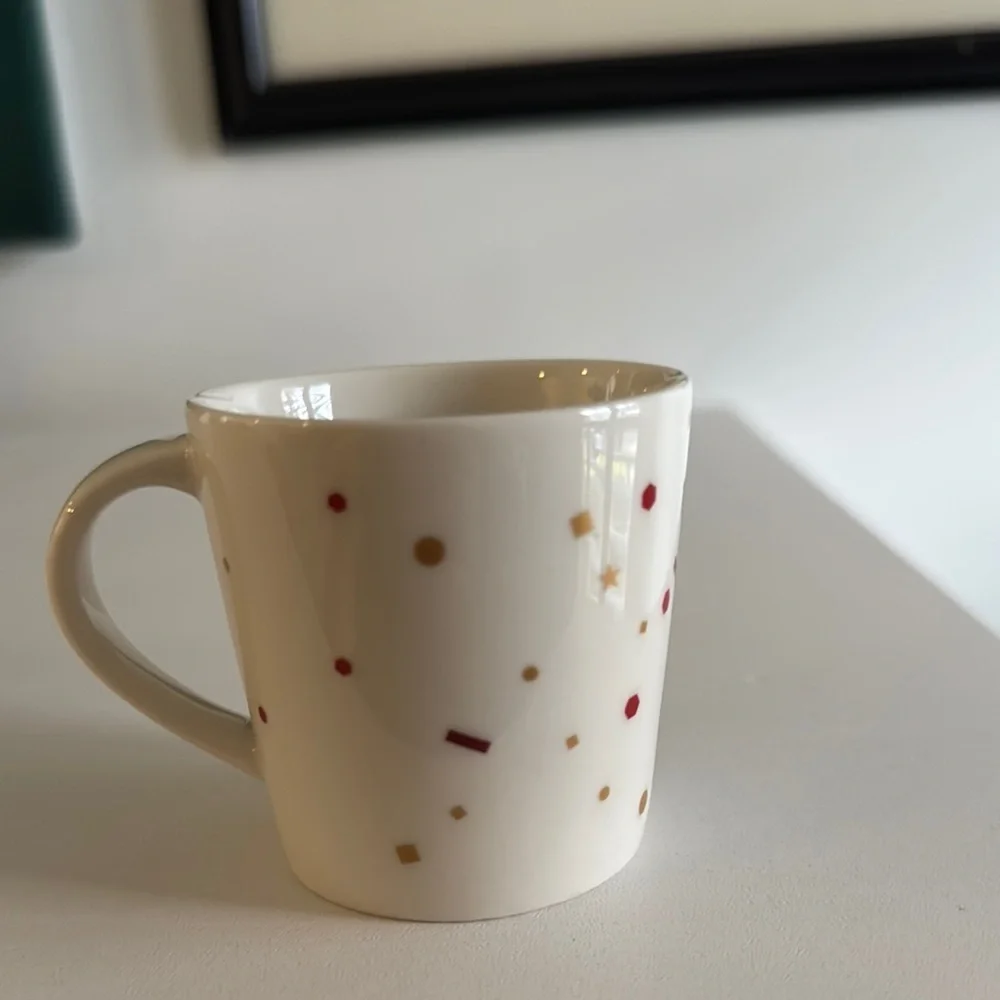 Starbucks 2014 Demitasse Christmas Cup Oh What Fun 3 oz